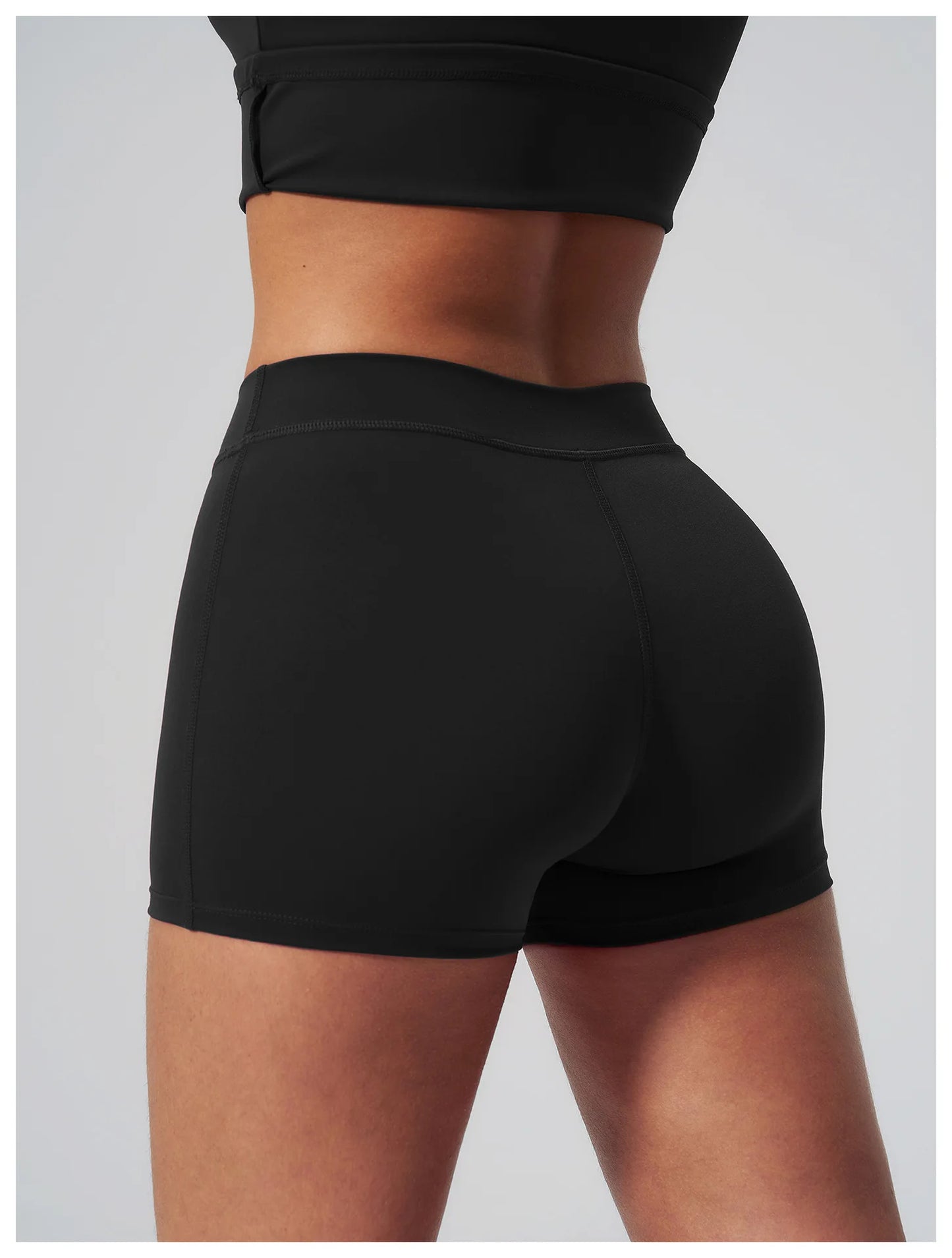 Summer Women Fitness Workout Shorts Yoga High Waist Lift Butt Fitness Shorts Gym Running Sportswear Women Push Up Gym Leggings