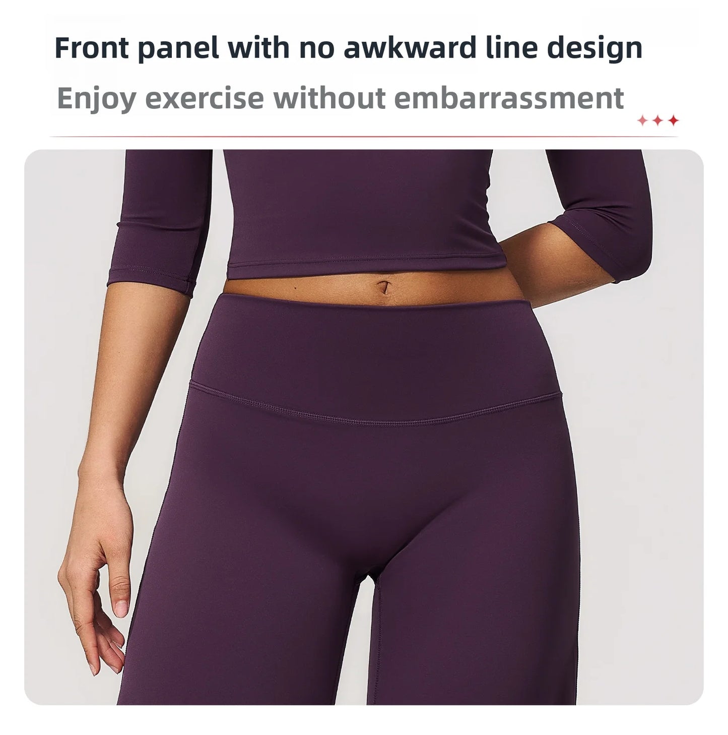 Yoga Pants Women Straight Leg Bottoms Women's Mid-Waist Fitness Pants Gym Leggings Naked Feel Pilates Running Sports Trousers