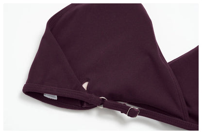 Summer Sports Bra Women Sexy Halter Top High Support Push-up Open Back Gym Wear Impact Fitness Bra Yoga Yops Workout Underwear