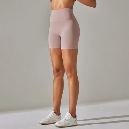Seamless Yoga Shorts Women Fitness Shorts Running Cycling Shorts Breathable Sports Leggings High Waist Summer Workout Gym Shorts