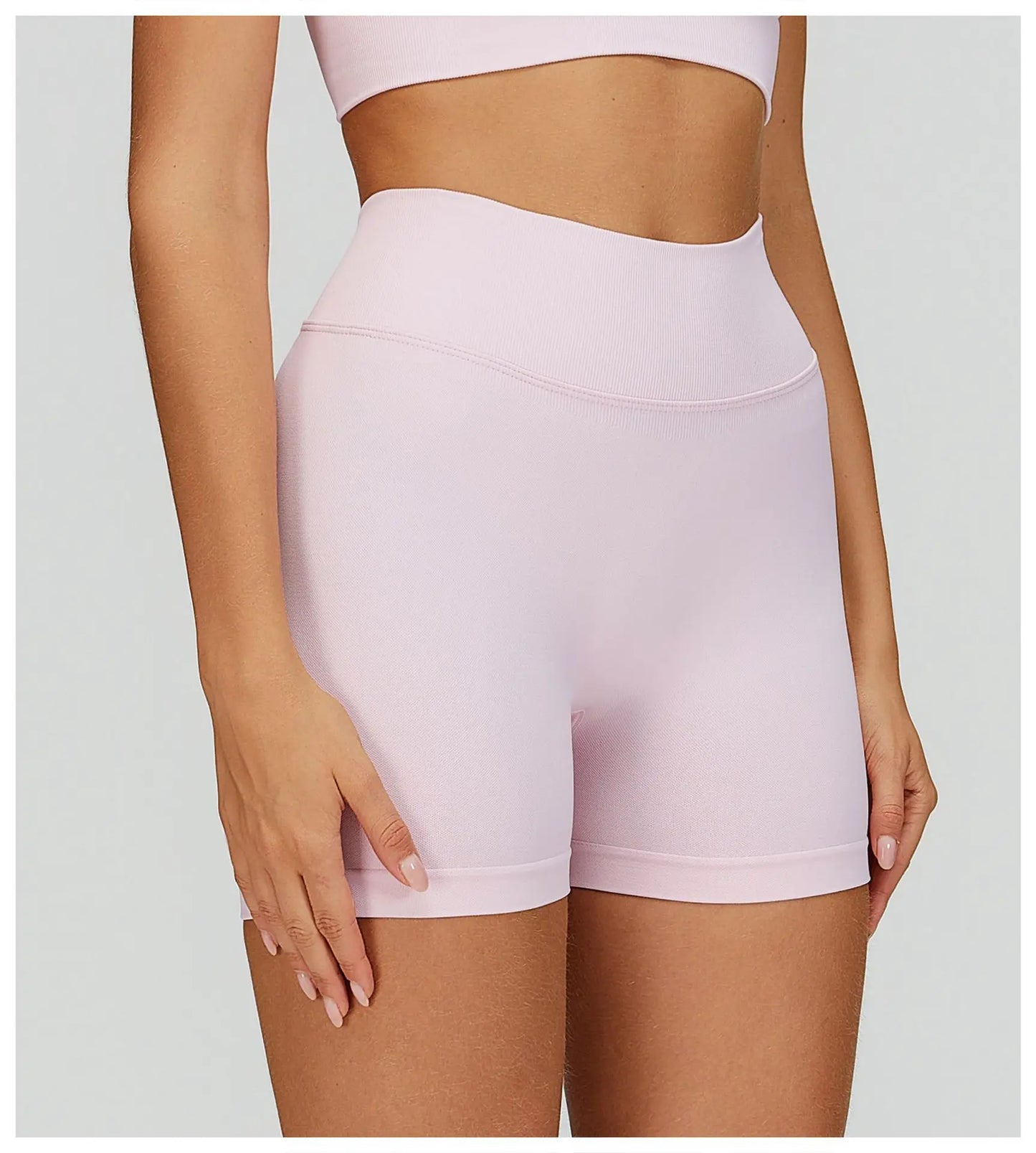 Seamless Yoga Shorts Women High Waist Workout Shorts Fitness Shorts Yoga Lift Butt Fitness Ladies Yoga Gym Running Short Pants