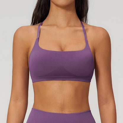 Juren Summer Bra Back Cross Sports Bra Fitness Top Women's High-quality Yoga Clothes Women Fitness Running Bra Fitness Yoga Bra