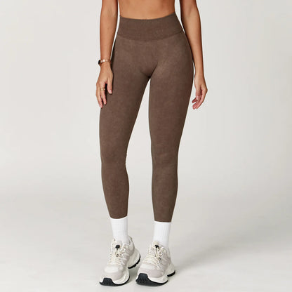 Yoga Pants Seamless Fitness Legging Women Sports Yoga Pant High Waist Ribbed Gym Clothes Fitness Workout Wear Scrunch Bum Tights