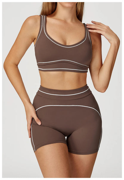 Yoga Shorts Women Fitness Shorts Running Cycling Shorts Breathable Sports Leggings High Waist Tights Workout Gym Summer Shorts