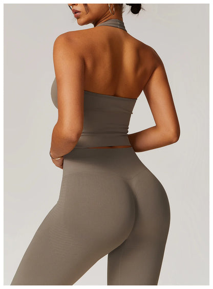 High Waist Seamless Leggings Women Fitness Running Yoga Pants Ribbed Leggings Energy Gym Tights Leggings Casual Workout Leggings