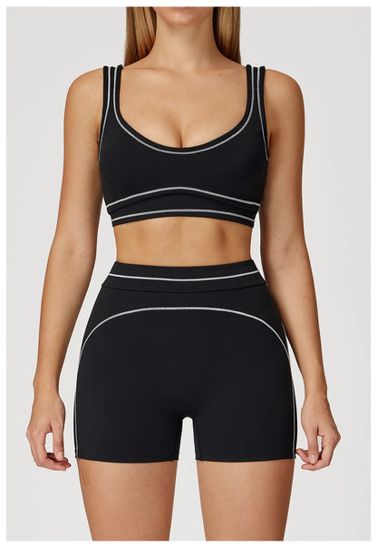 Yoga Shorts Women Fitness Shorts Running Cycling Shorts Breathable Sports Leggings High Waist Tights Workout Gym Summer Shorts
