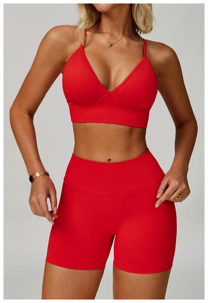 Seamless Yoga Shorts Women High Waist Workout Shorts Fitness Shorts Yoga Lift Butt Fitness Ladies Yoga Gym Running Short Pants