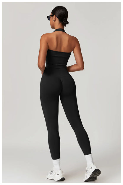 High Waist Seamless Leggings Women Fitness Running Yoga Pants Ribbed Leggings Energy Gym Tights Leggings Casual Workout Leggings