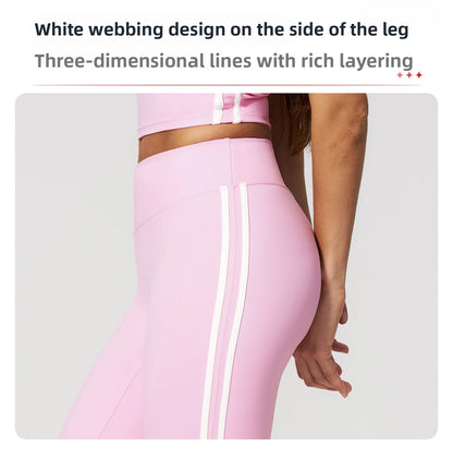 Yoga Capri Pants Women Fitness Leggings Running Cycling Pants Breathable Sports Leggings High Waist Summer Workout Gym Clothing