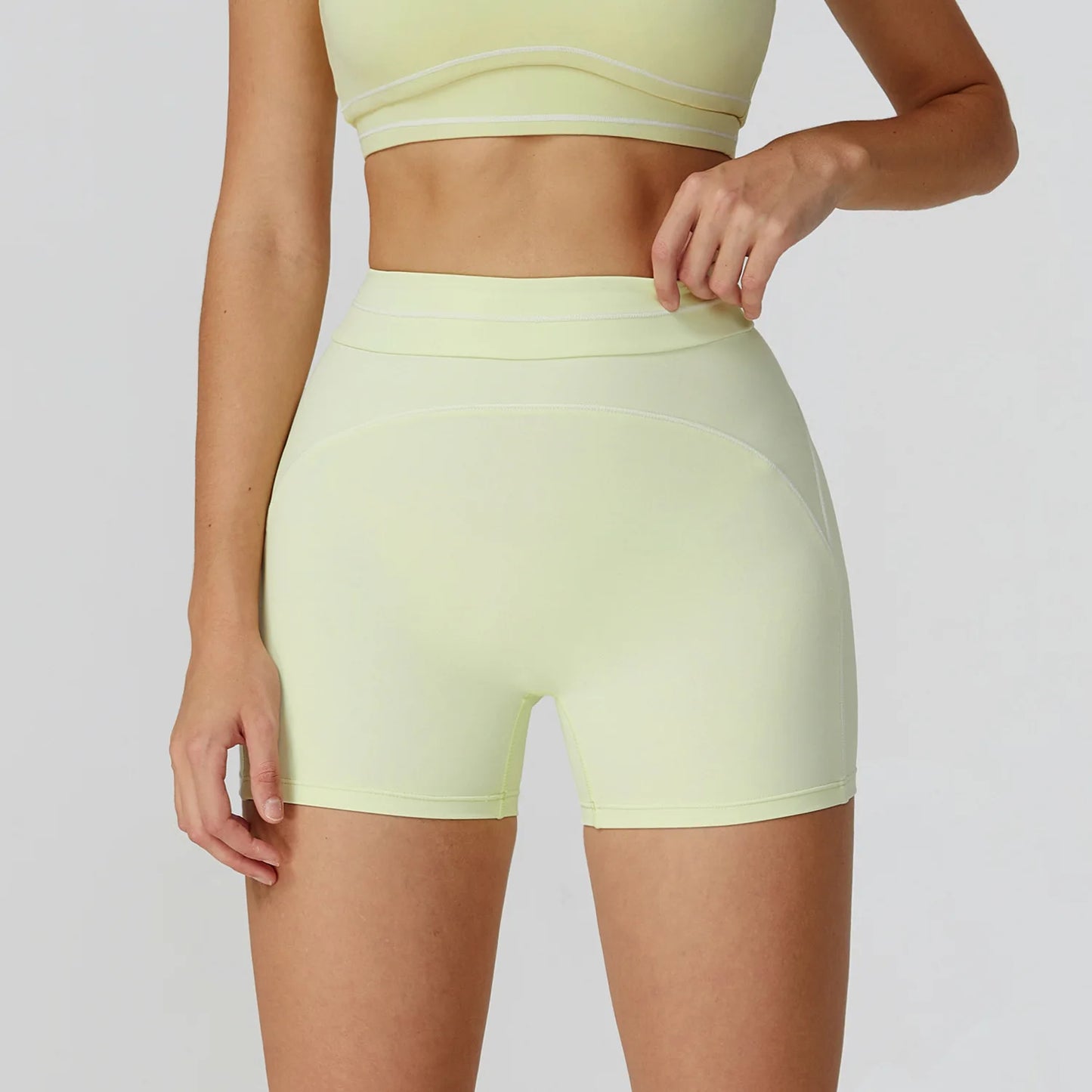 Yoga Shorts Women Fitness Shorts Running Cycling Shorts Breathable Sports Leggings High Waist Tights Workout Gym Summer Shorts