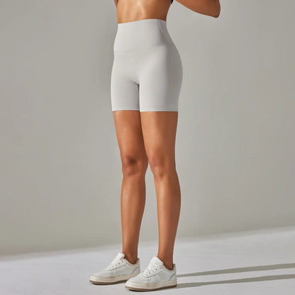 Seamless Yoga Shorts Women Fitness Shorts Running Cycling Shorts Breathable Sports Leggings High Waist Summer Workout Gym Shorts