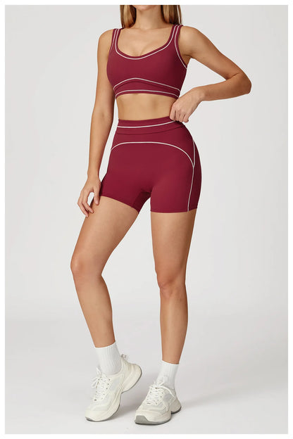 Yoga Shorts Women Fitness Shorts Running Cycling Shorts Breathable Sports Leggings High Waist Tights Workout Gym Summer Shorts