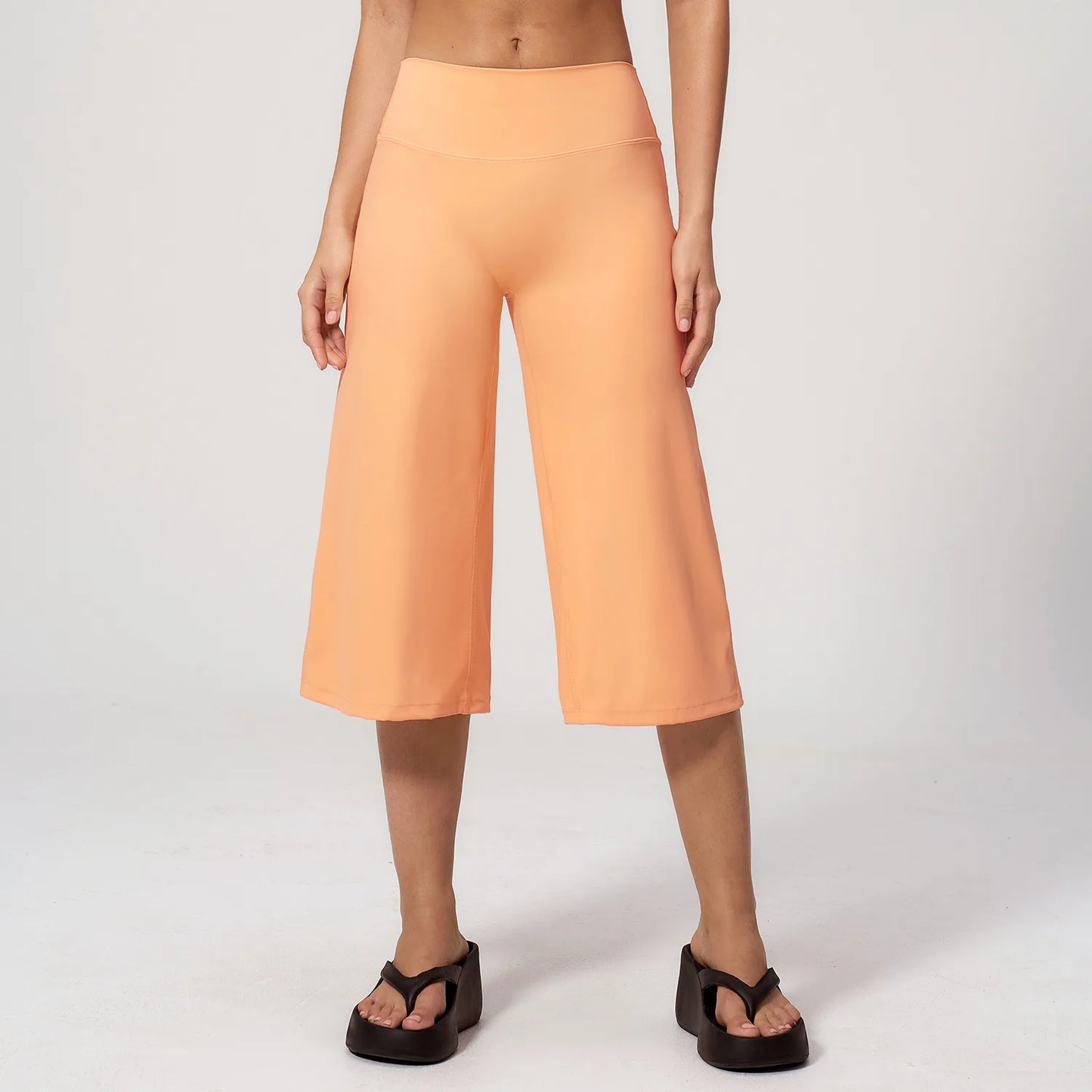 Summer Cropped Pants Yoga Pants Women Gym Workout Running High Waisted Quick Drying Loose Sports Pants Fitness Pants Yoga Pants