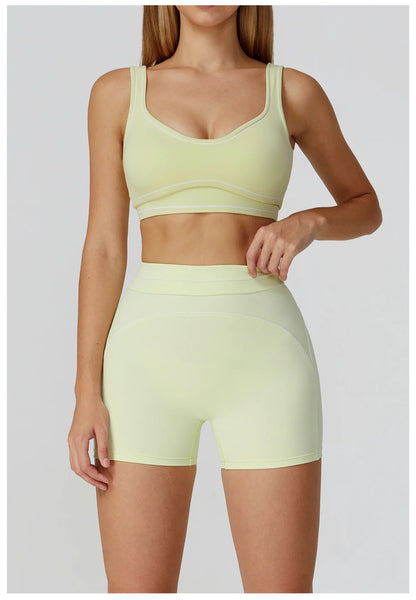 Yoga Shorts Women Fitness Shorts Running Cycling Shorts Breathable Sports Leggings High Waist Tights Workout Gym Summer Shorts