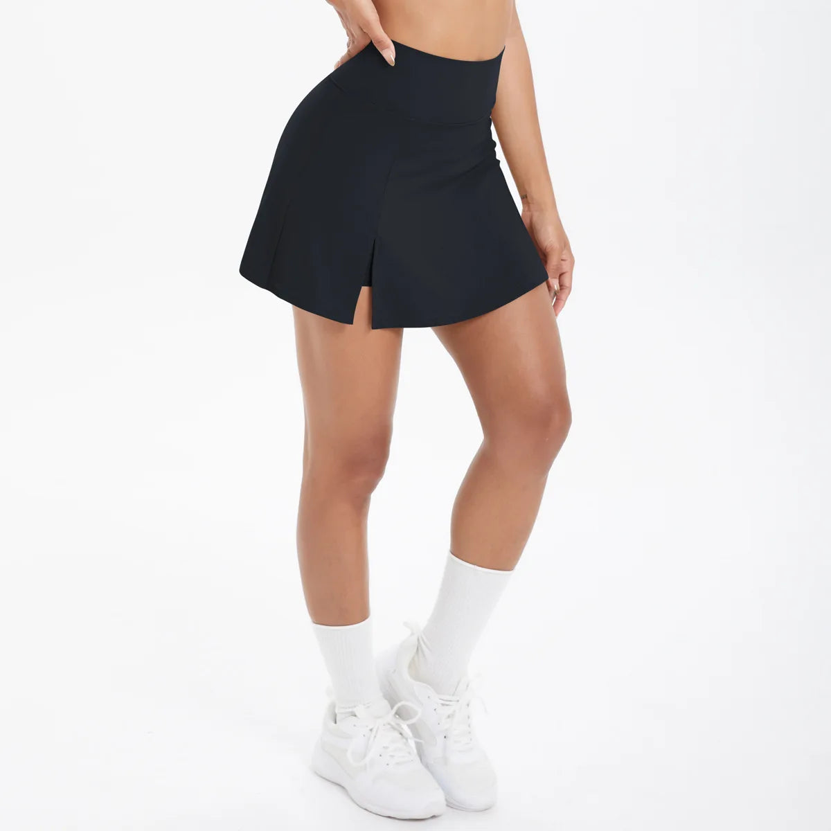 JUREN Sports Yoga Skirts Short Women Golf Tennis Skirts Gym Tennis Skirts Shorts Golf Wear for Women Yoga Running Workout Skirt
