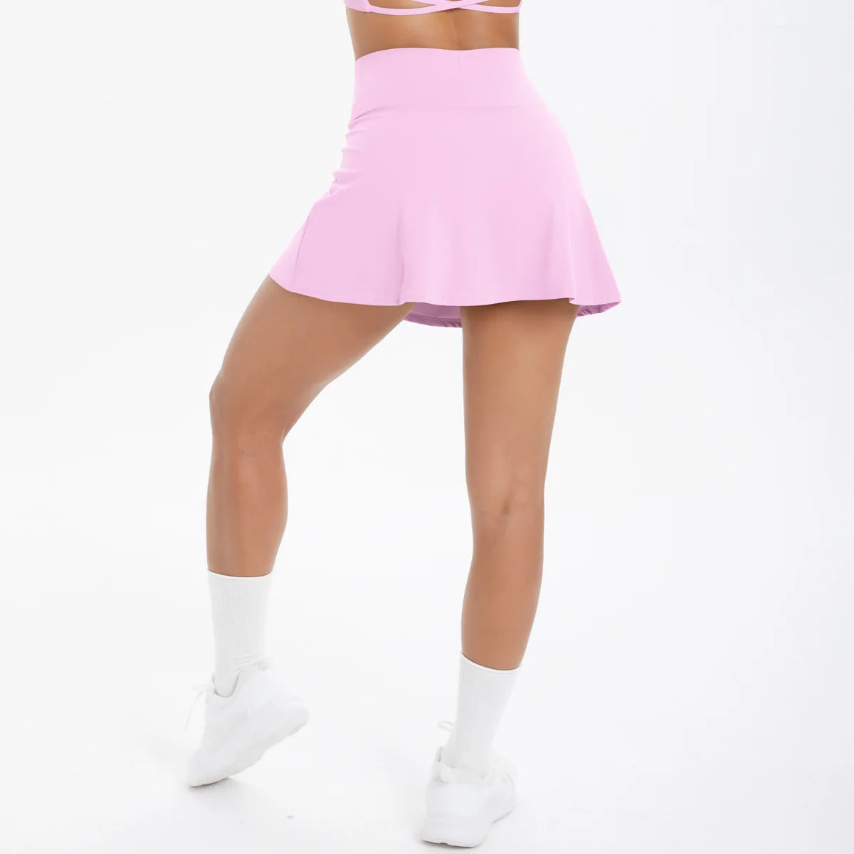 JUREN Sports Yoga Skirts Short Women Golf Tennis Skirts Gym Tennis Skirts Shorts Golf Wear for Women Yoga Running Workout Skirt