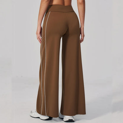 Yoga Pants, Women's Fitness Pants High Waist Straight Leg Wide Leg Pants Casual Pants Sports Outdoor Cycling Running Pants
