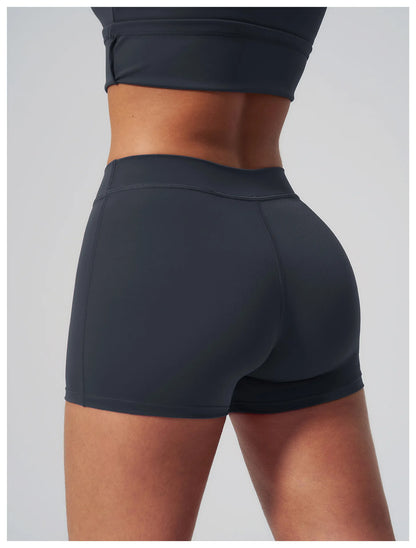Summer Women Fitness Workout Shorts Yoga High Waist Lift Butt Fitness Shorts Gym Running Sportswear Women Push Up Gym Leggings
