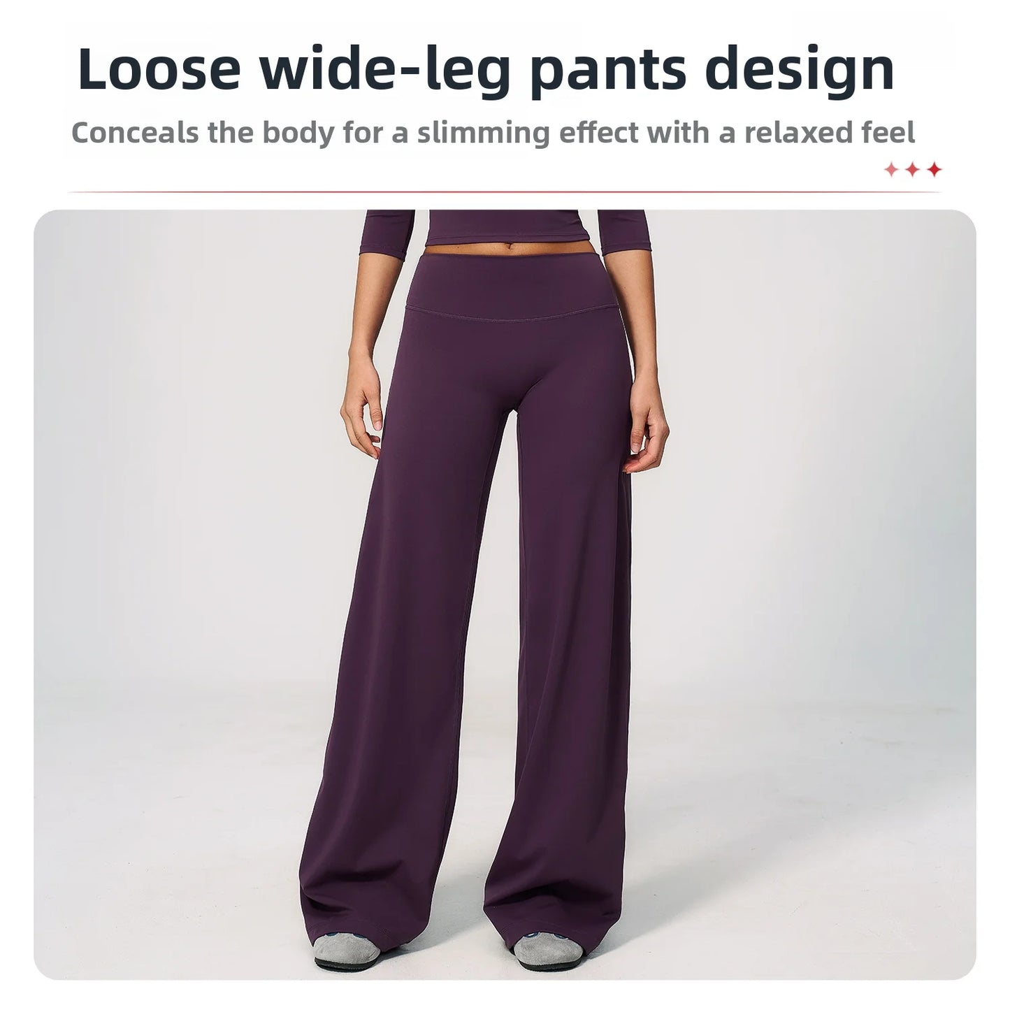 Yoga Pants Women Straight Leg Bottoms Women's Mid-Waist Fitness Pants Gym Leggings Naked Feel Pilates Running Sports Trousers