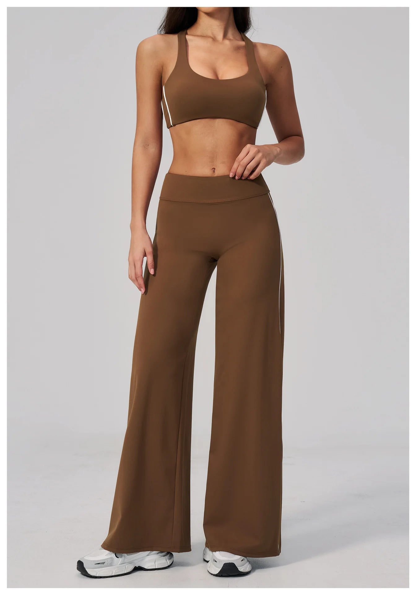 Yoga Pants, Women's Fitness Pants High Waist Straight Leg Wide Leg Pants Casual Pants Sports Outdoor Cycling Running Pants