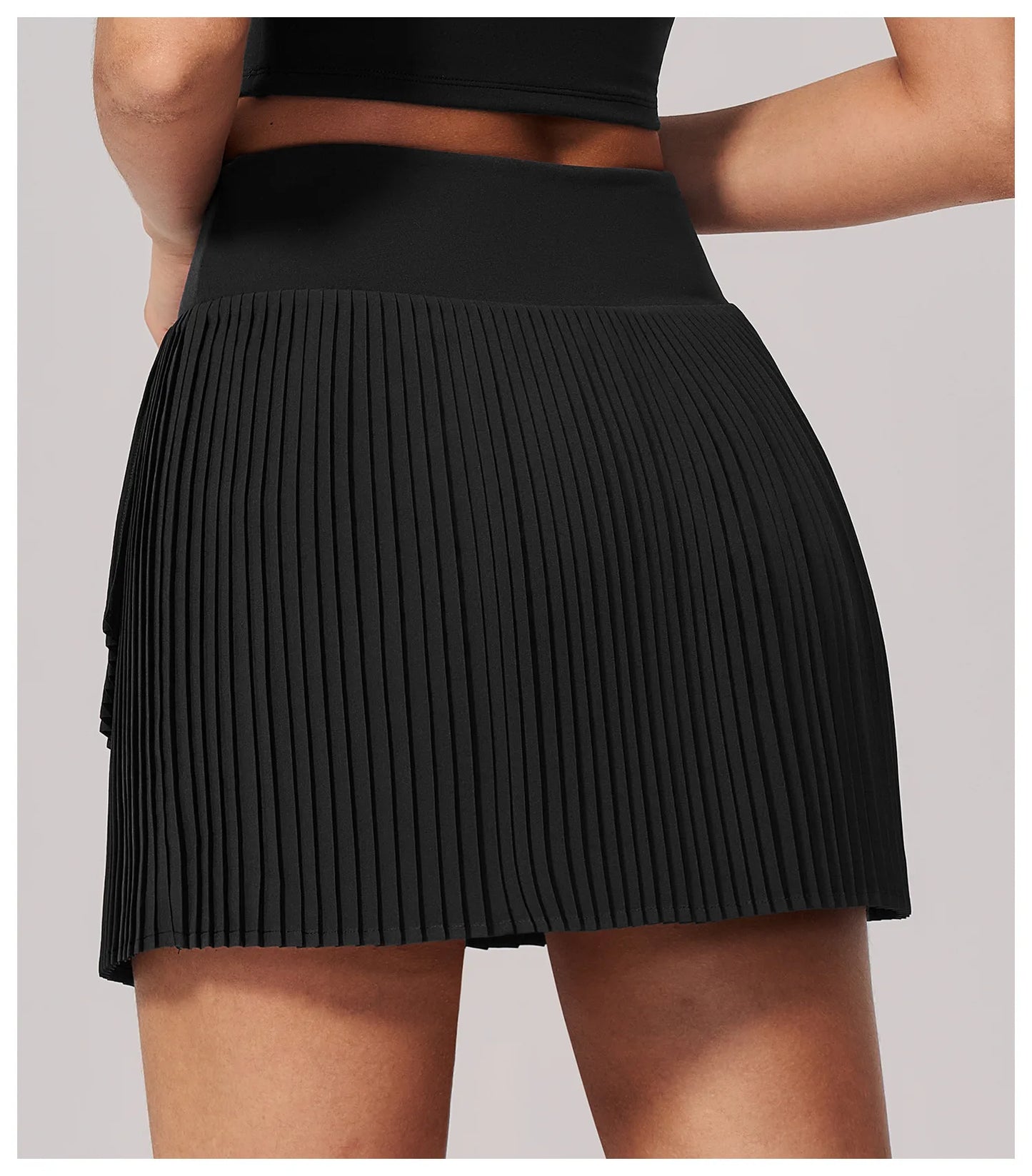 Yoga Pleated Skirt Sports Skirt for Women Quick-drying Badminton Tennis Trousers Skirt Fitness Half-body Pleated Skirt Shorts