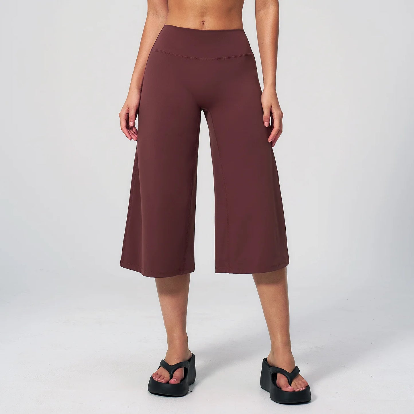 Summer Cropped Pants Yoga Pants Women Gym Workout Running High Waisted Quick Drying Loose Sports Pants Fitness Pants Yoga Pants