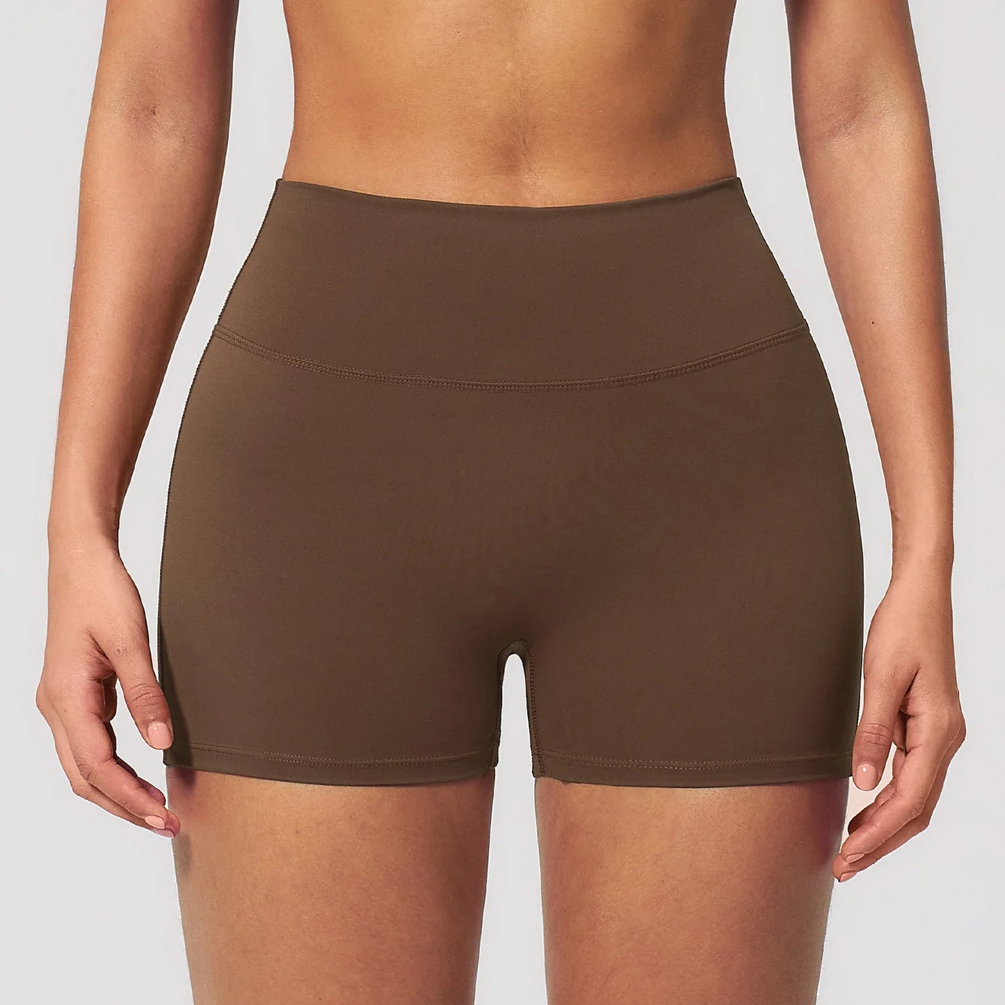 JUREN Yoga Shorts Women Fitness Shorts Running Cycling Shorts Breathable Sports Leggings High Waist Summer Workout Gym Shorts