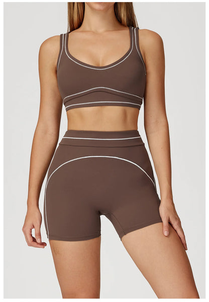 Yoga Shorts Women Fitness Shorts Running Cycling Shorts Breathable Sports Leggings High Waist Tights Workout Gym Summer Shorts