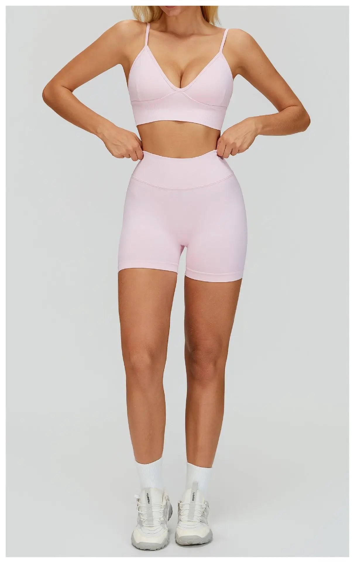 Seamless Yoga Shorts Women High Waist Workout Shorts Fitness Shorts Yoga Lift Butt Fitness Ladies Yoga Gym Running Short Pants