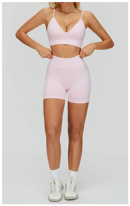 Seamless Yoga Shorts Women High Waist Workout Shorts Fitness Shorts Yoga Lift Butt Fitness Ladies Yoga Gym Running Short Pants