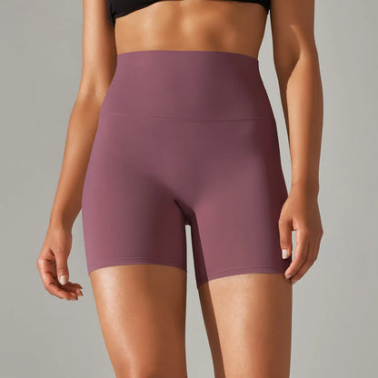 Seamless Yoga Shorts Women Fitness Shorts Running Cycling Shorts Breathable Sports Leggings High Waist Summer Workout Gym Shorts