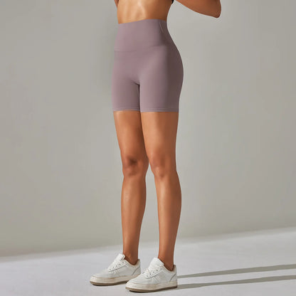 Seamless Yoga Shorts Women Fitness Shorts Running Cycling Shorts Breathable Sports Leggings High Waist Summer Workout Gym Shorts