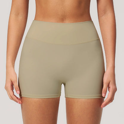 JUREN Yoga Shorts Women Fitness Shorts Running Cycling Shorts Breathable Sports Leggings High Waist Summer Workout Gym Shorts