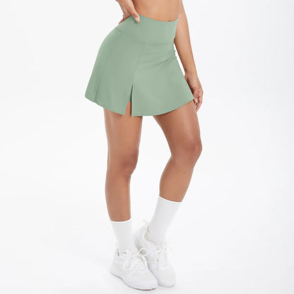 JUREN Sports Yoga Skirts Short Women Golf Tennis Skirts Gym Tennis Skirts Shorts Golf Wear for Women Yoga Running Workout Skirt