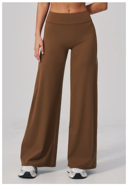 Yoga Pants, Women's Fitness Pants High Waist Straight Leg Wide Leg Pants Casual Pants Sports Outdoor Cycling Running Pants