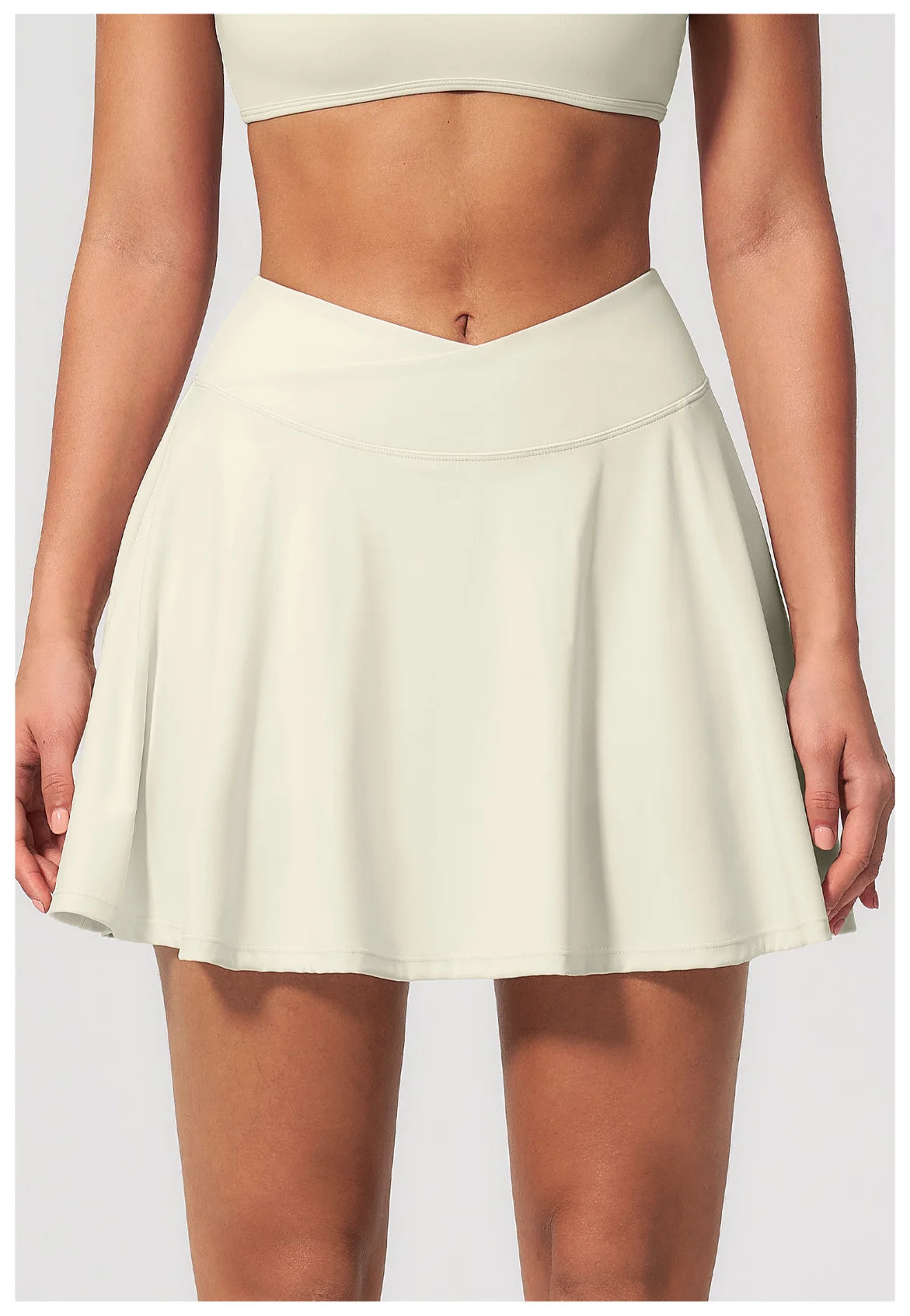 Yoga Short Skirt Women's Sports Short Skirt Quick Drying Running Fitness Badminton Skirt Half Body Anti Light Tennis Skirt Women