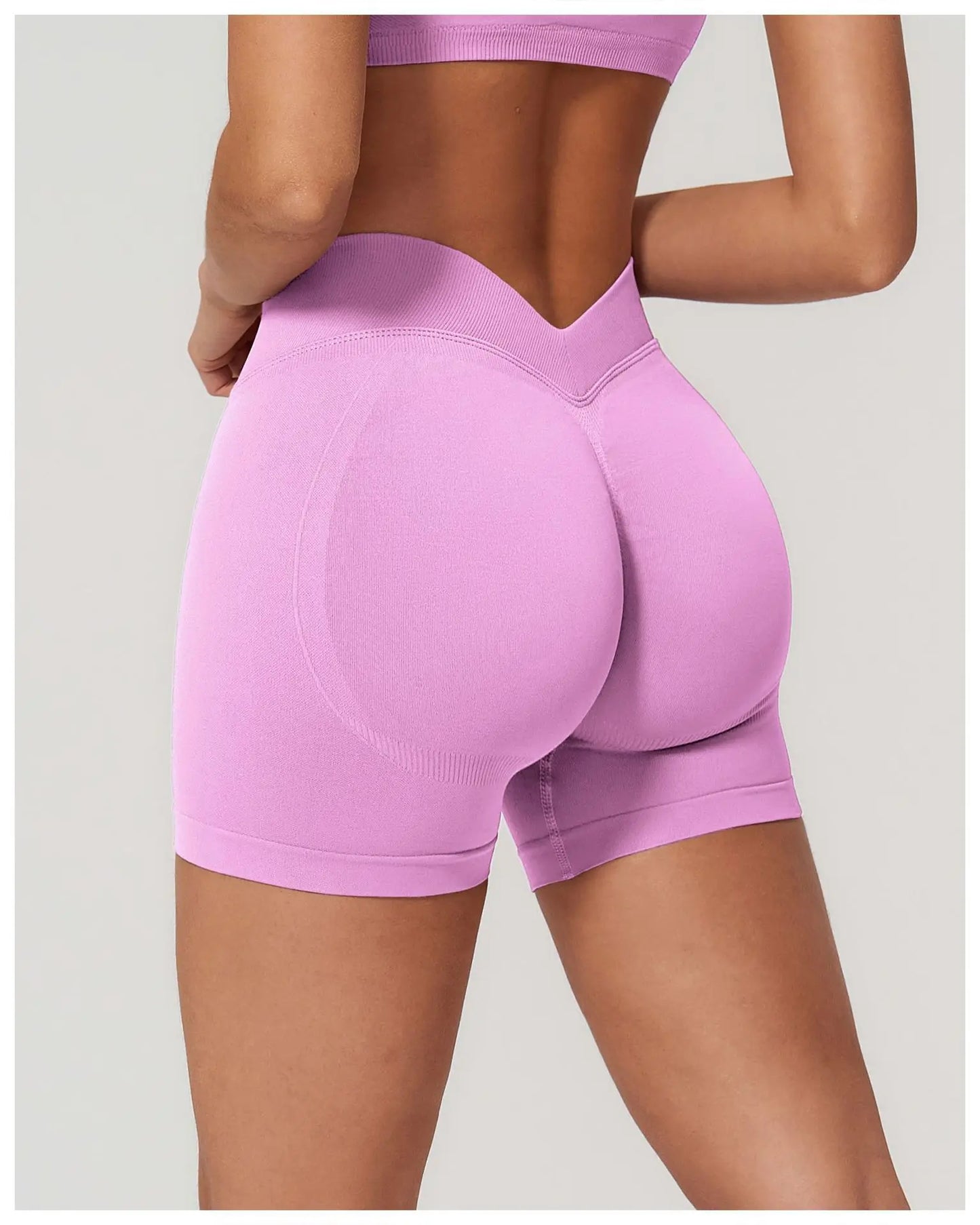 Seamless Yoga Shorts Women High Waist Workout Shorts Fitness Shorts Yoga Lift Butt Fitness Ladies Yoga Gym Running Short Pants