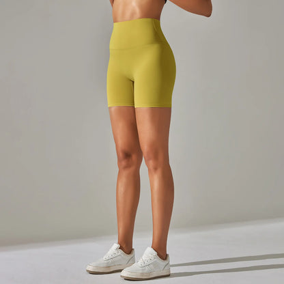 Seamless Yoga Shorts Women Fitness Shorts Running Cycling Shorts Breathable Sports Leggings High Waist Summer Workout Gym Shorts