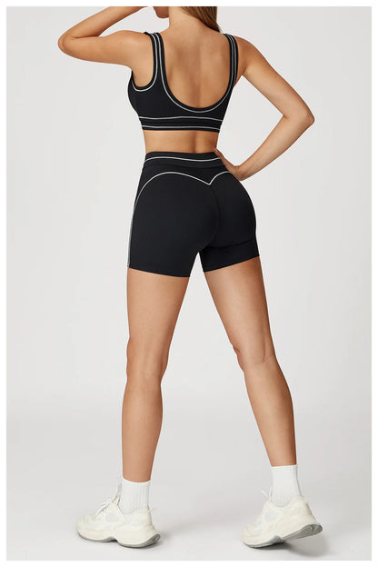 Yoga Shorts Women Fitness Shorts Running Cycling Shorts Breathable Sports Leggings High Waist Tights Workout Gym Summer Shorts