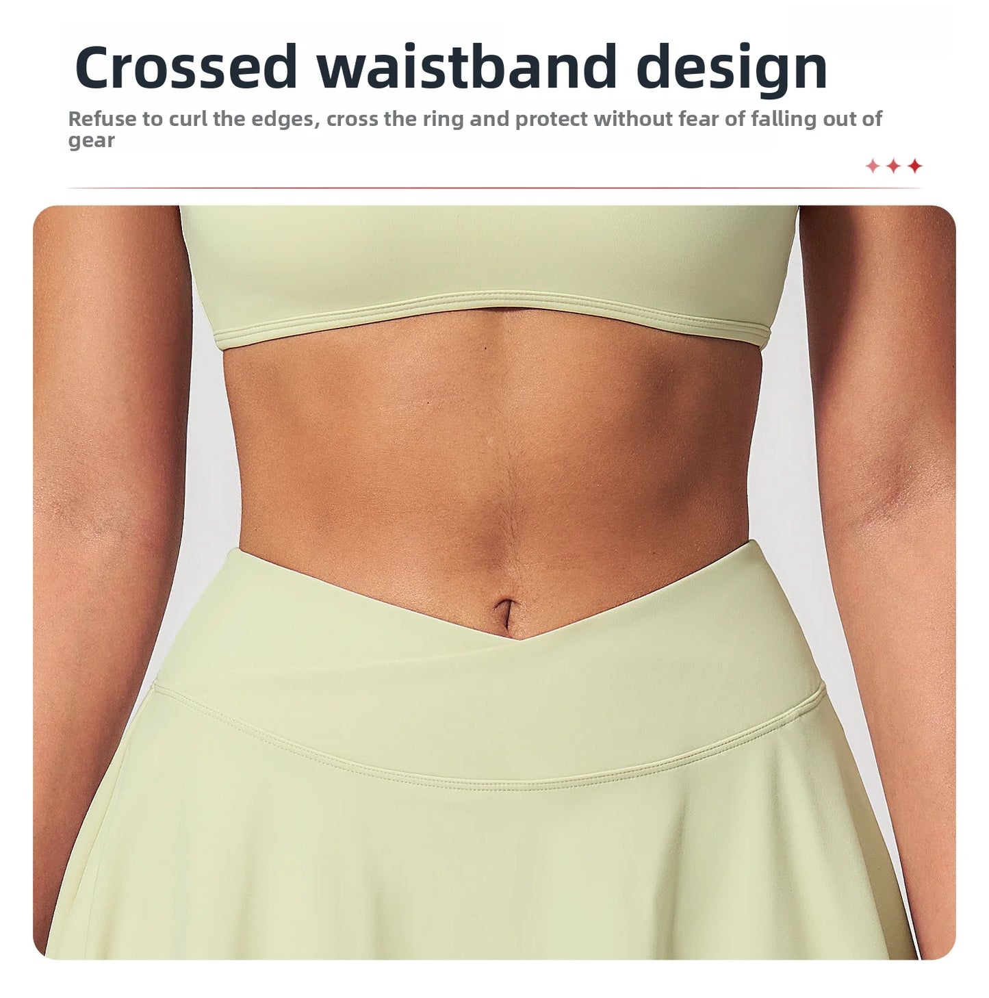 Yoga Short Skirt Women's Sports Short Skirt Quick Drying Running Fitness Badminton Skirt Half Body Anti Light Tennis Skirt Women