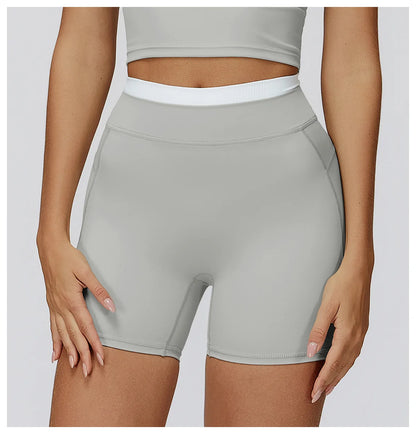 Summer Shorts Women Yoga Shorts High Waist Workout Shorts Fitness Yoga Lift Butt Fitness Yoga Gym Running Short Pants Sportswear