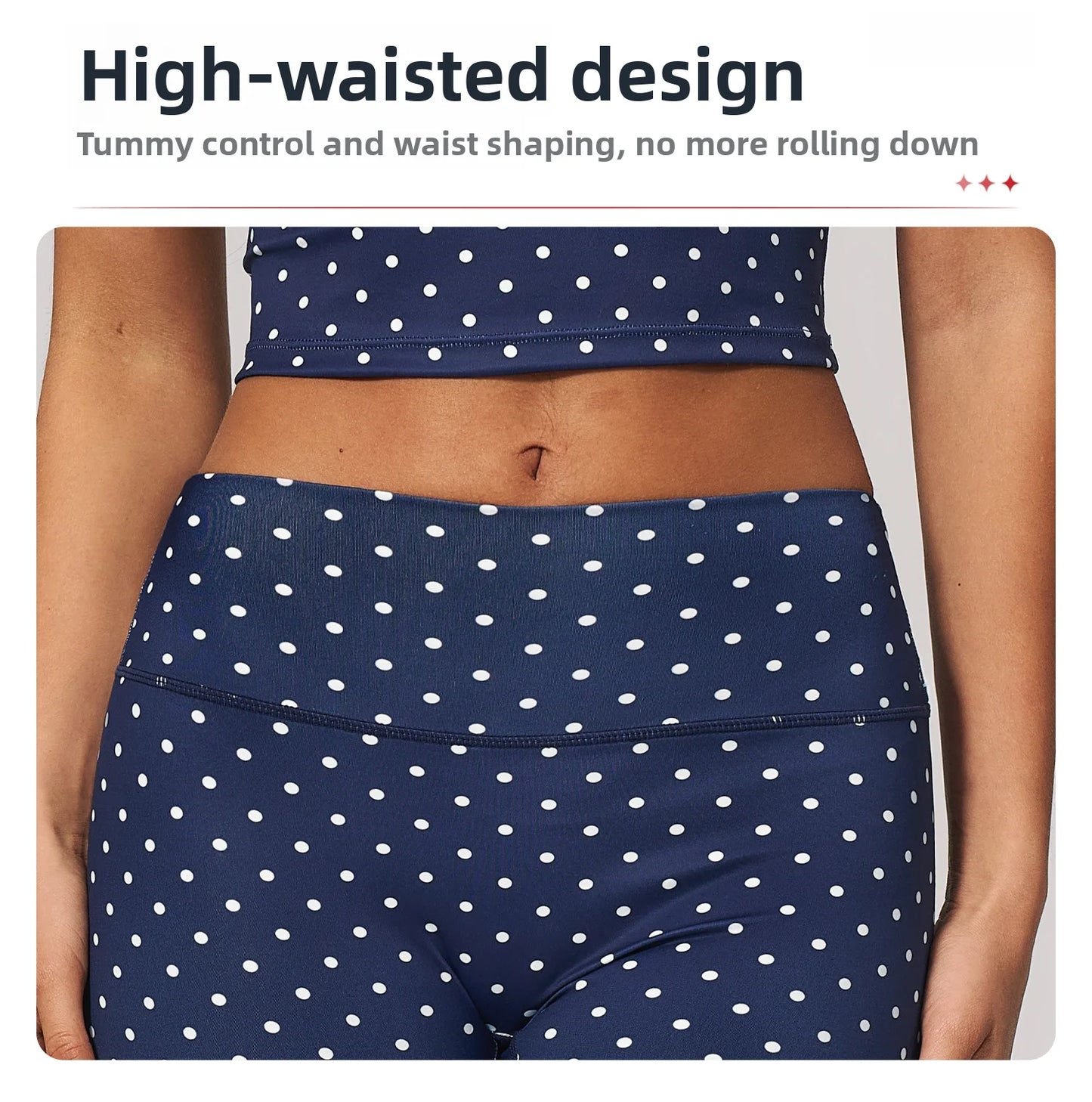 Polka Dot Yoga Capri Pants Women Sports Leggings Woman High Waist Push Up Gym Fitness Yoga Pants Running Athletic Legging Summer