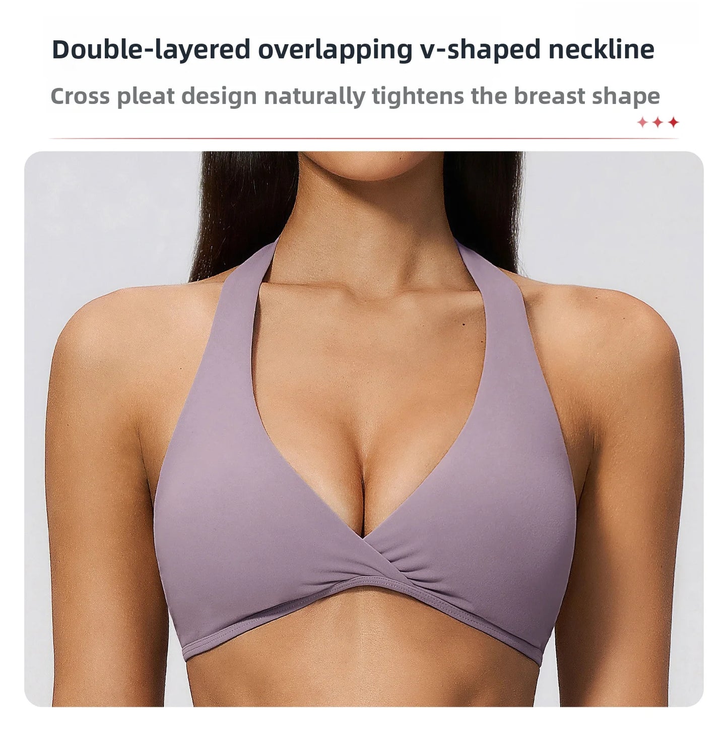 Summer Sports Bra Women Sexy Halter Top High Support Push-up Open Back Gym Wear Impact Fitness Bra Yoga Yops Workout Underwear