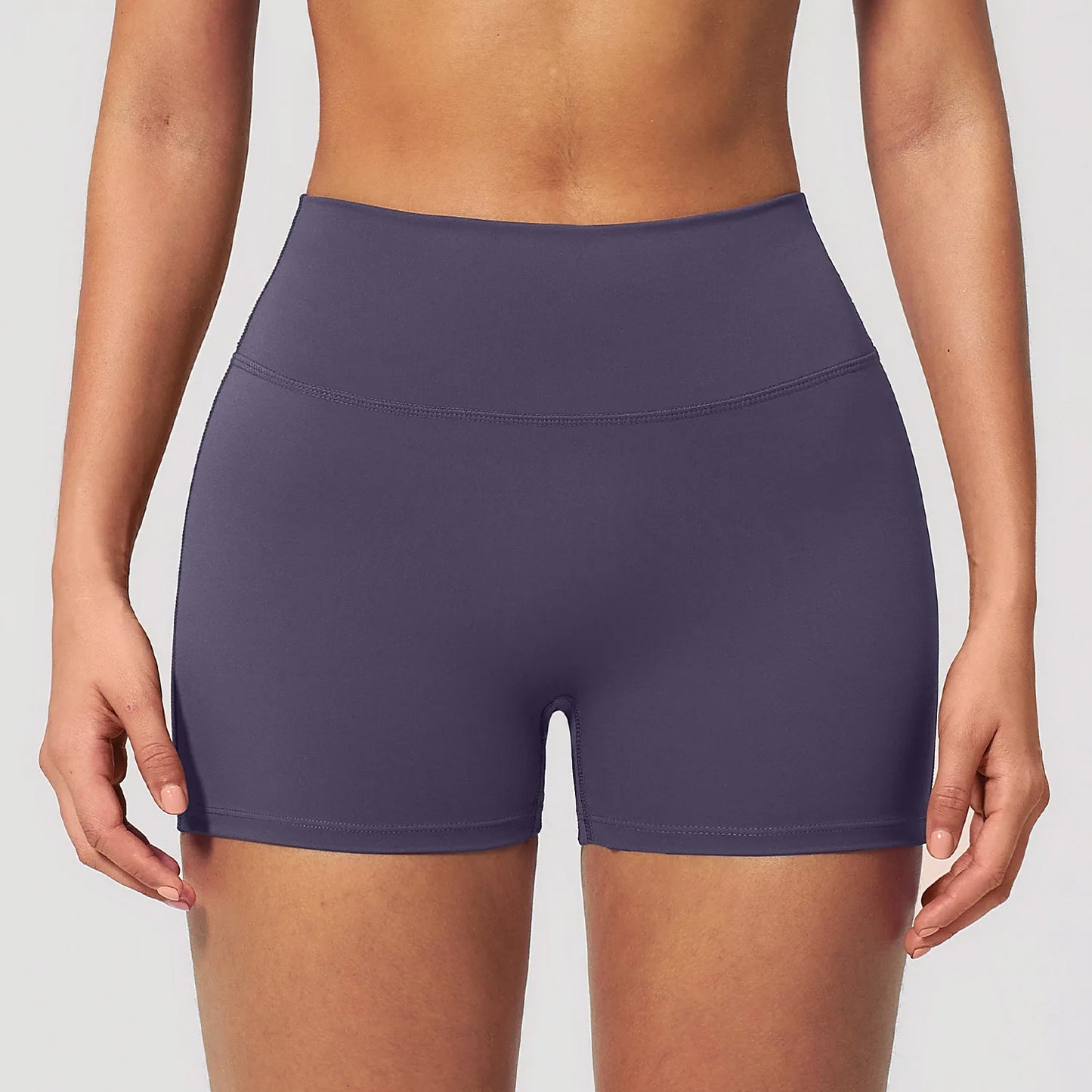 JUREN Yoga Shorts Women Fitness Shorts Running Cycling Shorts Breathable Sports Leggings High Waist Summer Workout Gym Shorts