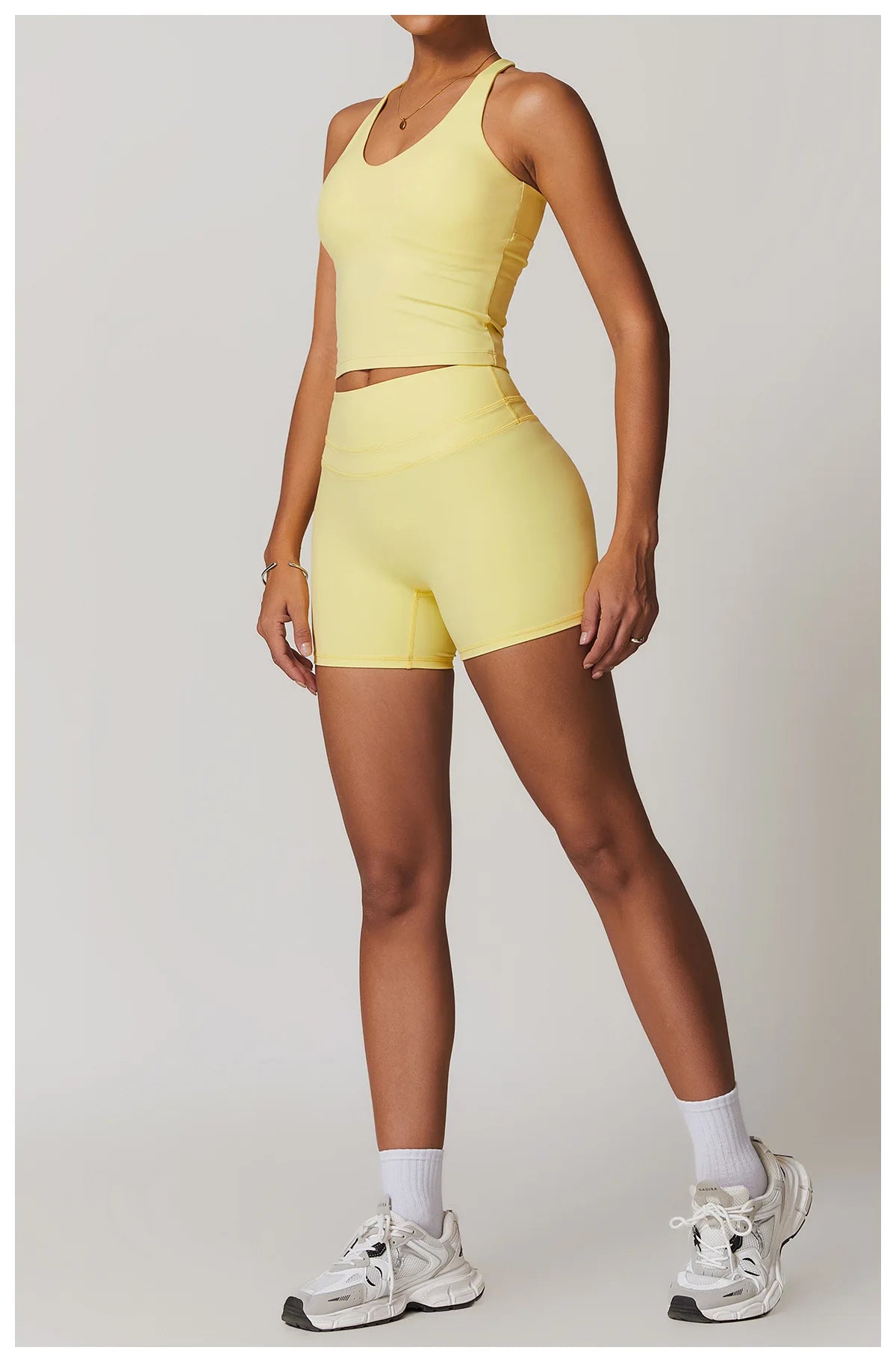 JUREN High Waist Sports Short Women Yoga Shorts Breathable Fitness Tight Women Yoga Legging Shorts Cycling Athletic Gym Shorts