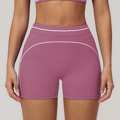 Yoga Shorts Women Fitness Shorts Running Cycling Shorts Breathable Sports Leggings High Waist Tights Workout Gym Summer Shorts