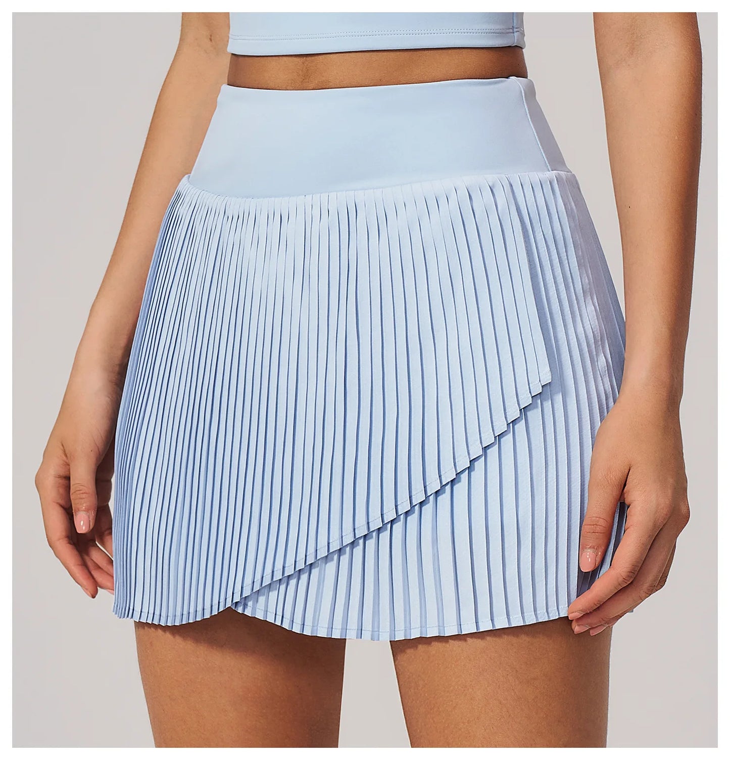 Yoga Pleated Skirt Sports Skirt for Women Quick-drying Badminton Tennis Trousers Skirt Fitness Half-body Pleated Skirt Shorts