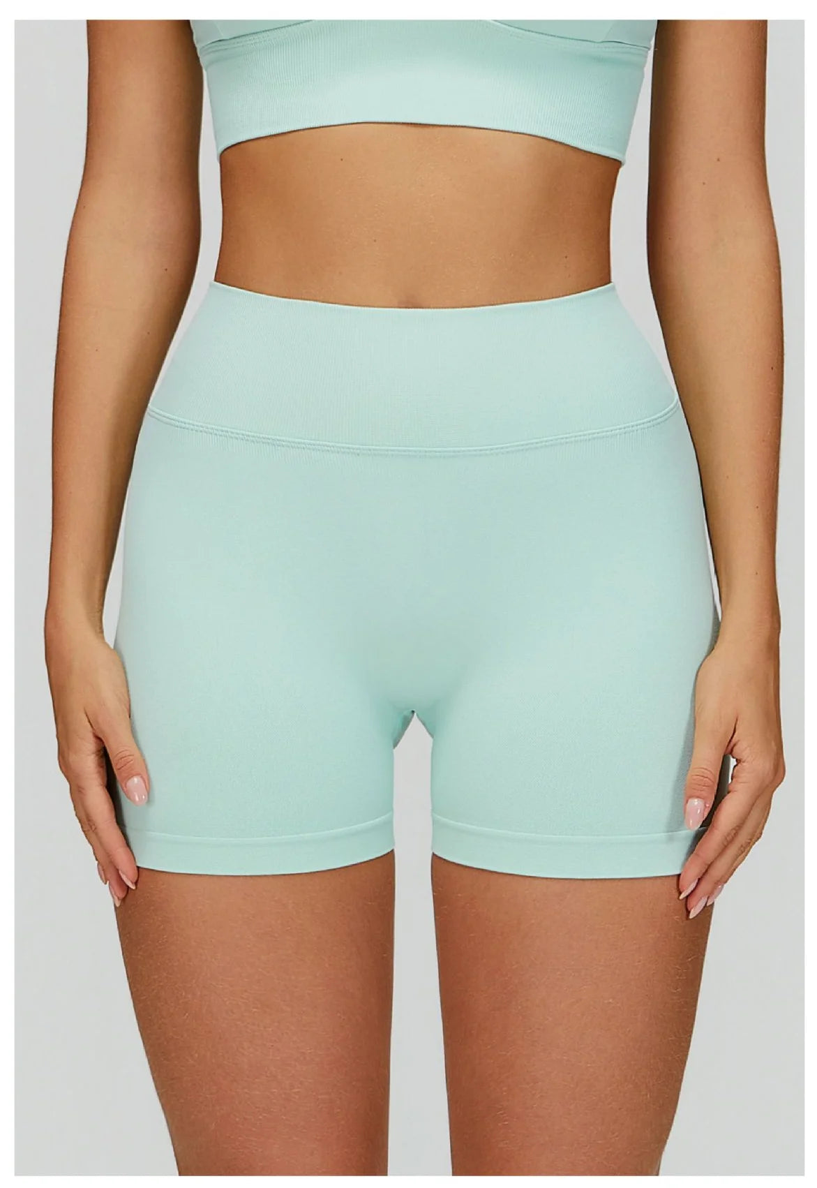 Seamless Yoga Shorts Women High Waist Workout Shorts Fitness Shorts Yoga Lift Butt Fitness Ladies Yoga Gym Running Short Pants