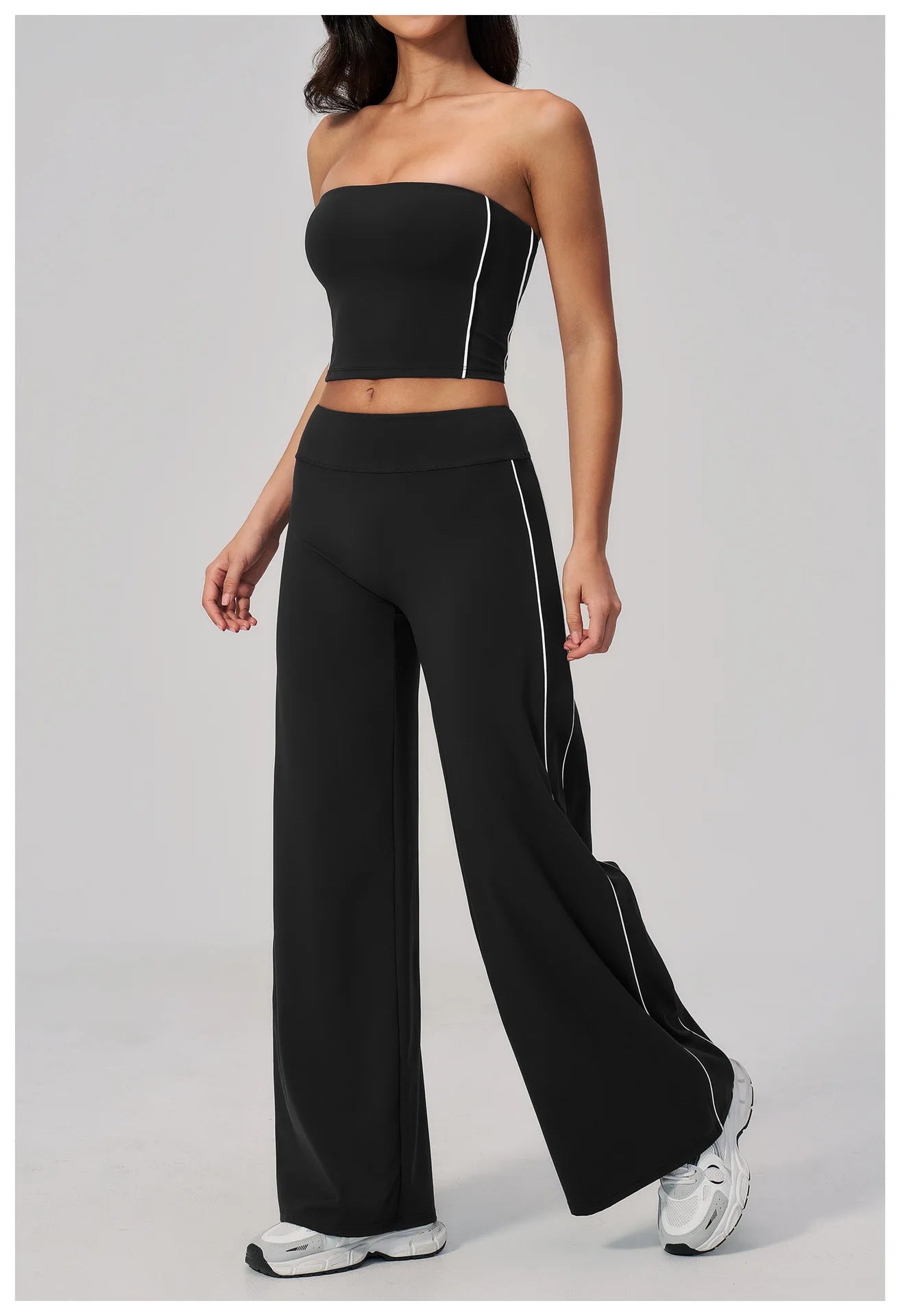 Yoga Pants, Women's Fitness Pants High Waist Straight Leg Wide Leg Pants Casual Pants Sports Outdoor Cycling Running Pants