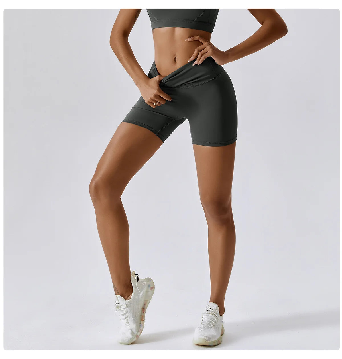 Sports Short Women Yoga Legging Shorts Squat Proof High Waist Running Fitness Shorts Quick Drying Cycling Workout Gym Shorts